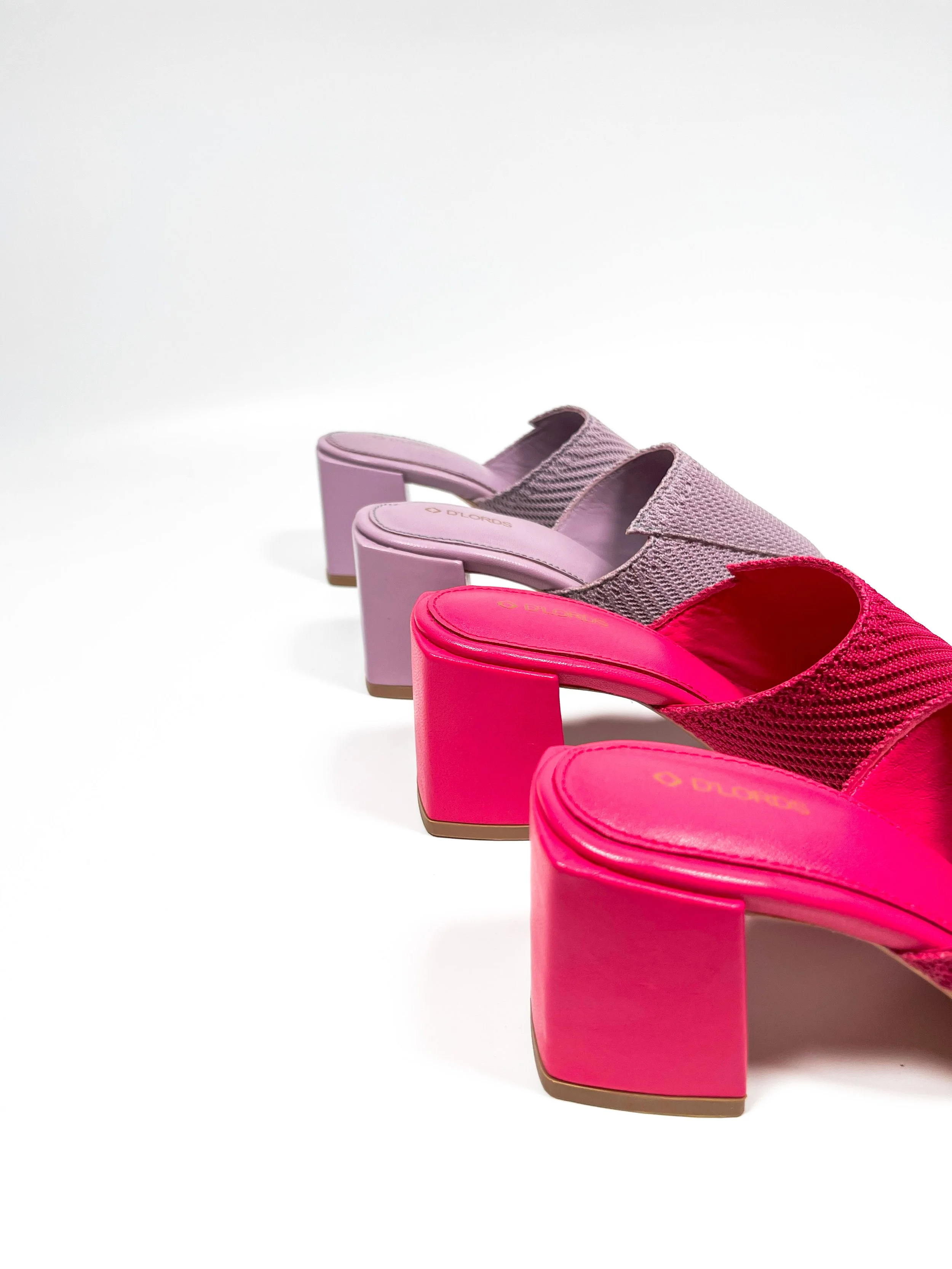 Women's block-heel mules